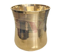 Brass Half Ring Glass