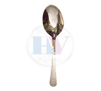 Brass Hammered Spoon