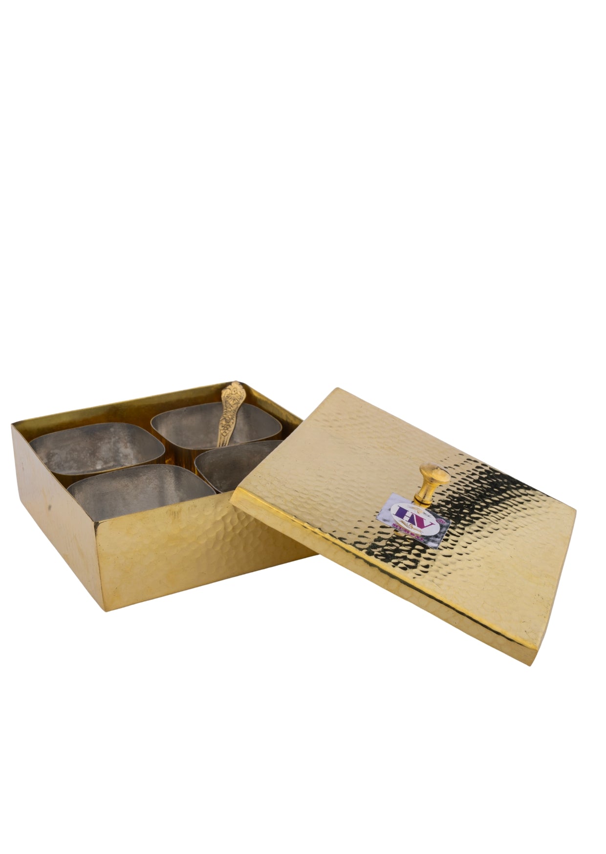 Brass Masala Box ( 4 Wati )