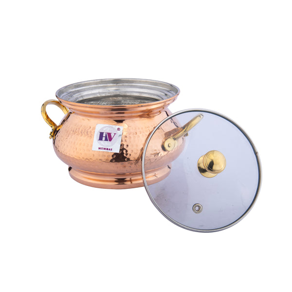 Copper Acrylic Pot