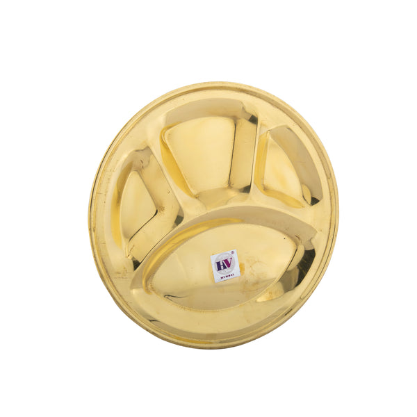Brass Bhojan Patra (4 Compartments)