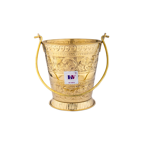 Brass Nakshi Bucket