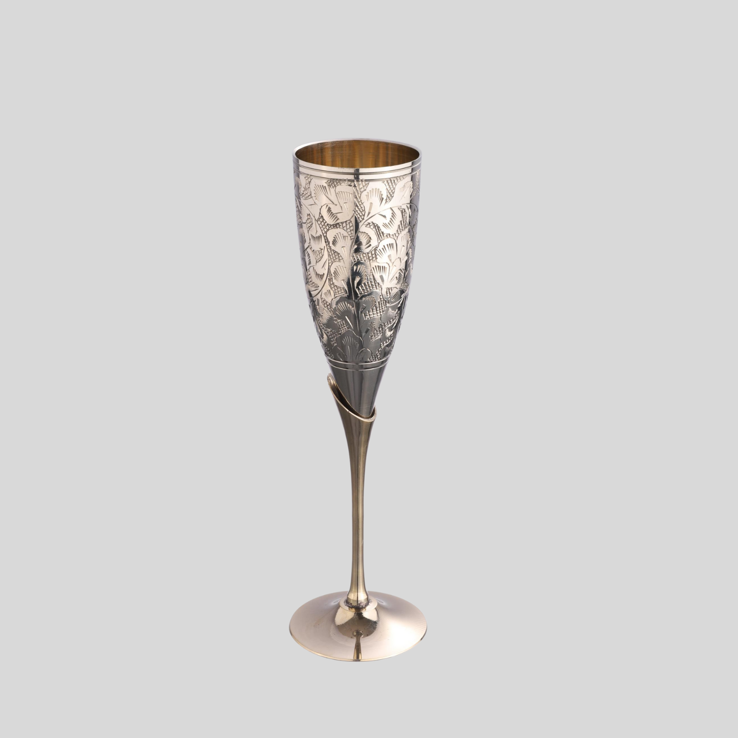 Brass Champagne Flute