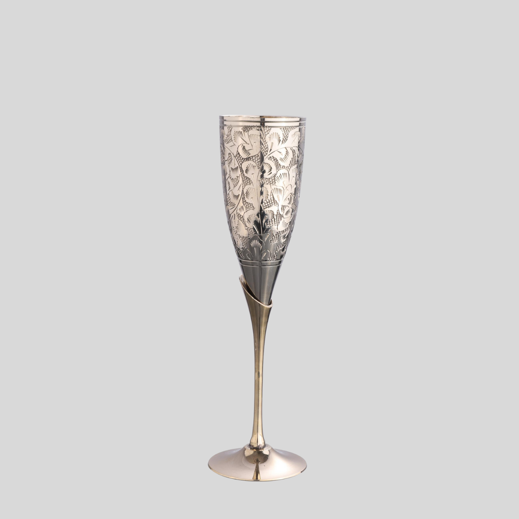 Brass Champagne Flute