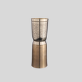 Etched Brass Glass