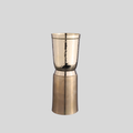 Hammered Brass Glass