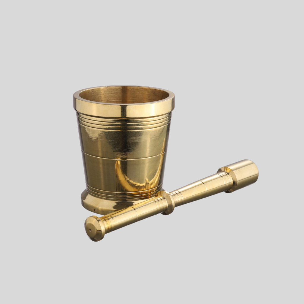 Classic Brass Mortar & Pestle