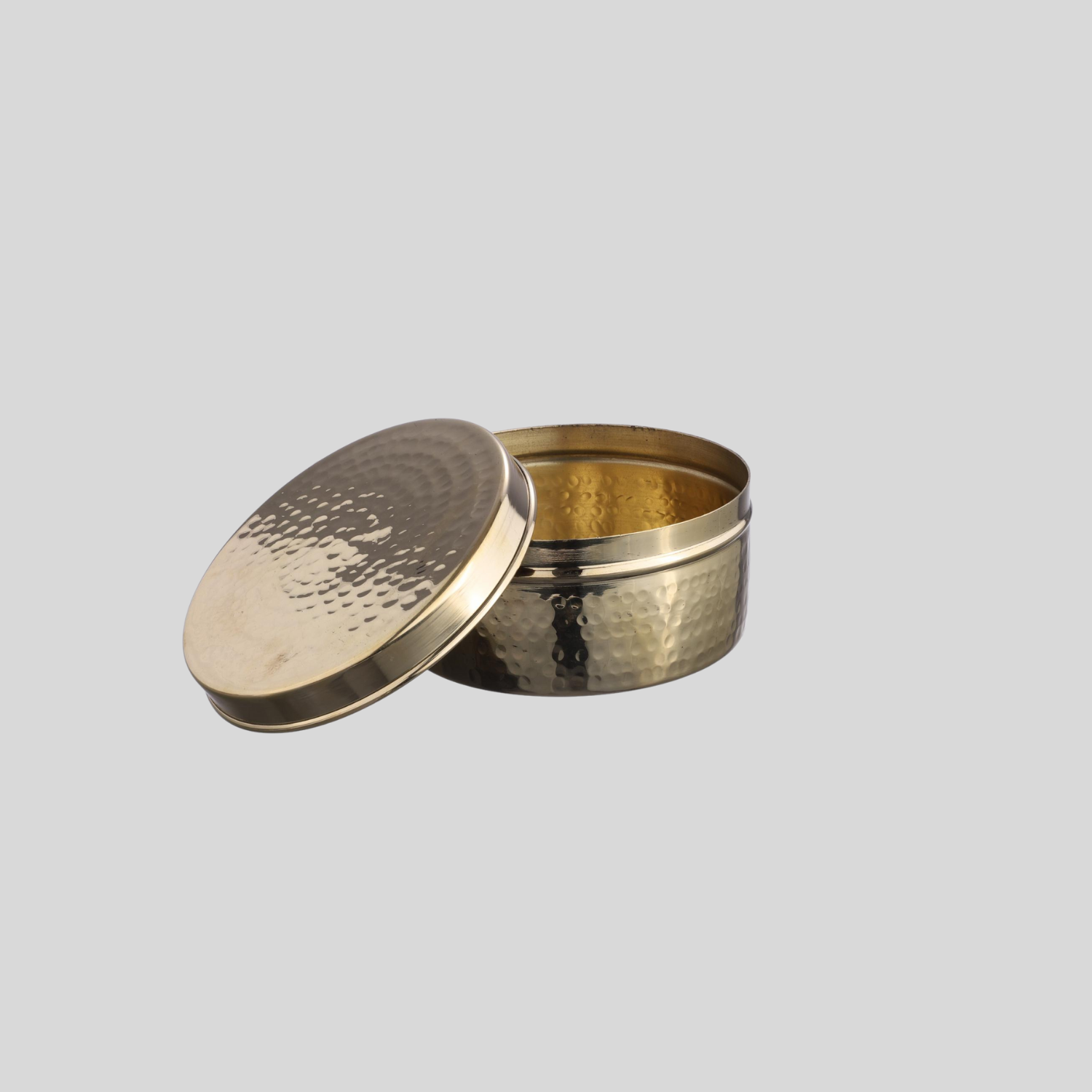 Hammered Brass Sweet Box