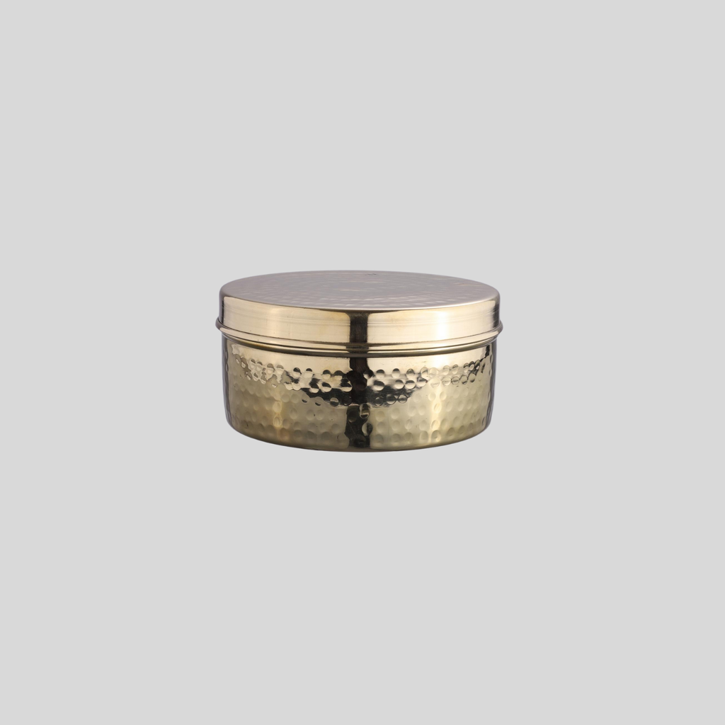 Hammered Brass Sweet Box
