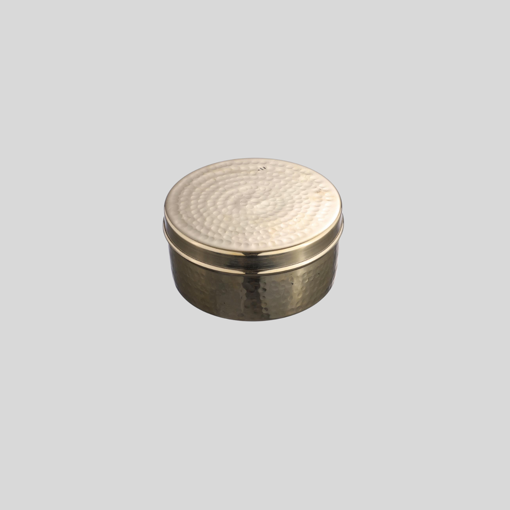 Hammered Brass Sweet Box
