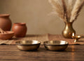 Bronze Wide Handmade Bowl (2pc)