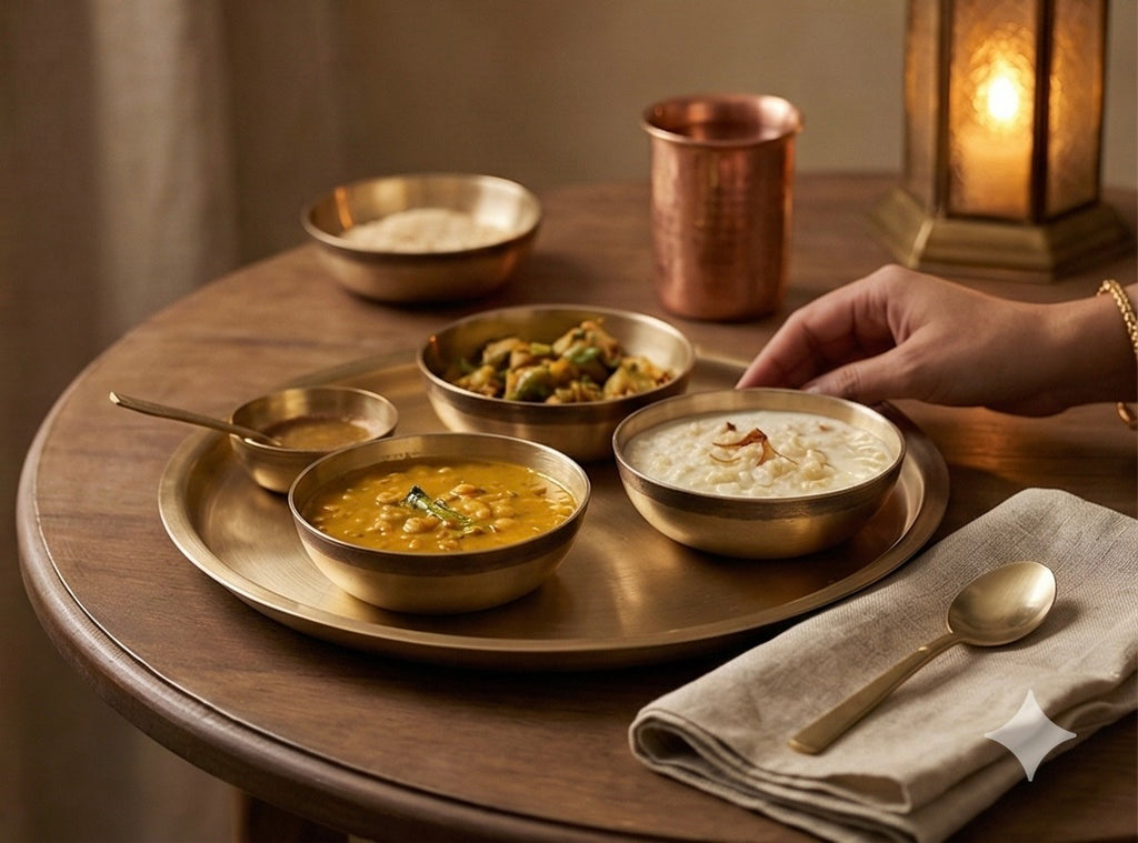 Bronze Wide Handmade Bowl (2pc)