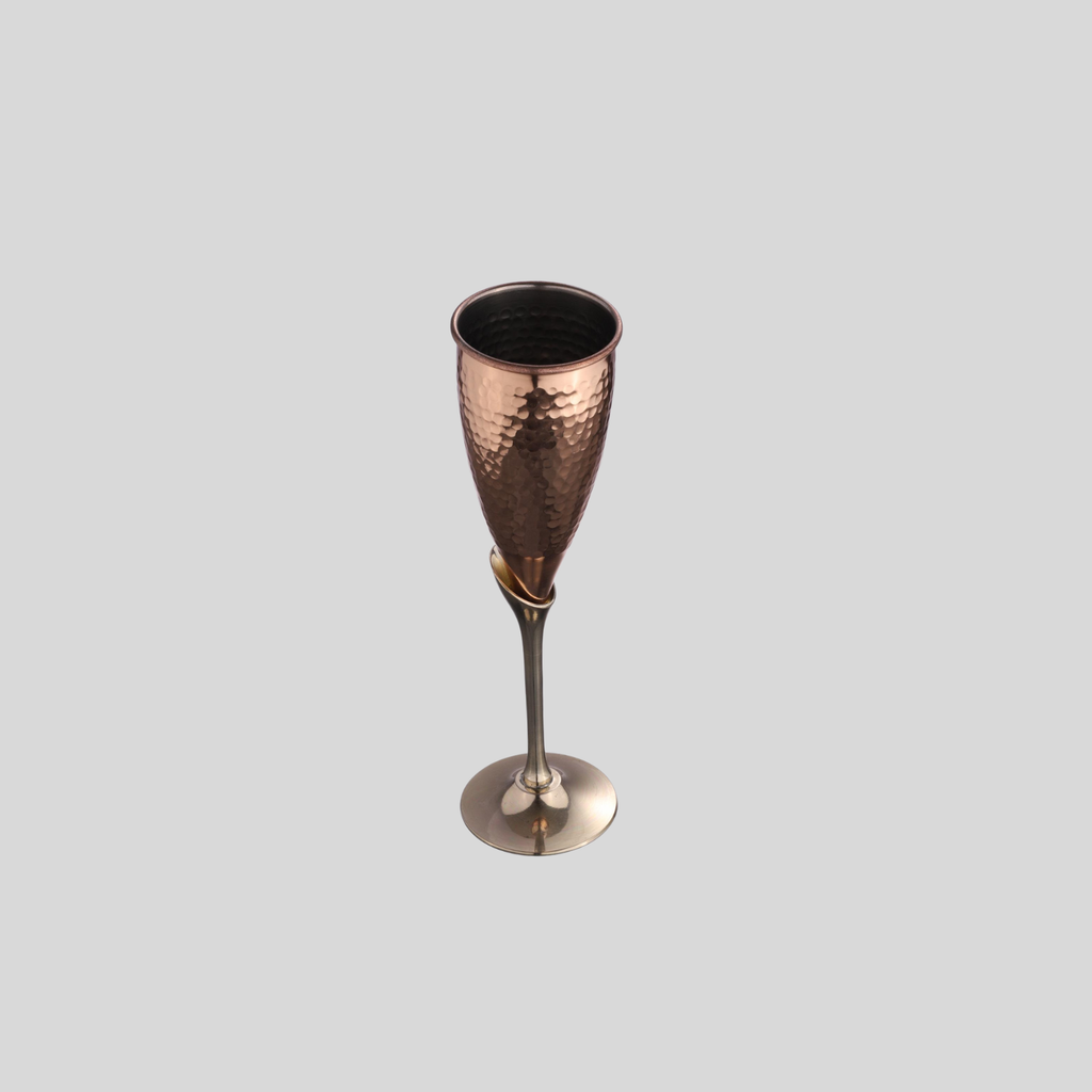 Copper Champagne Flute
