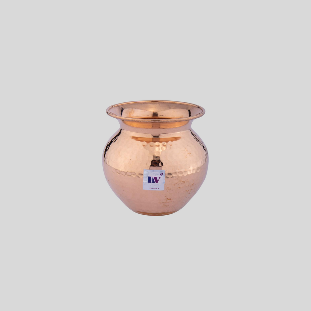 Hammered Copper Water Pot