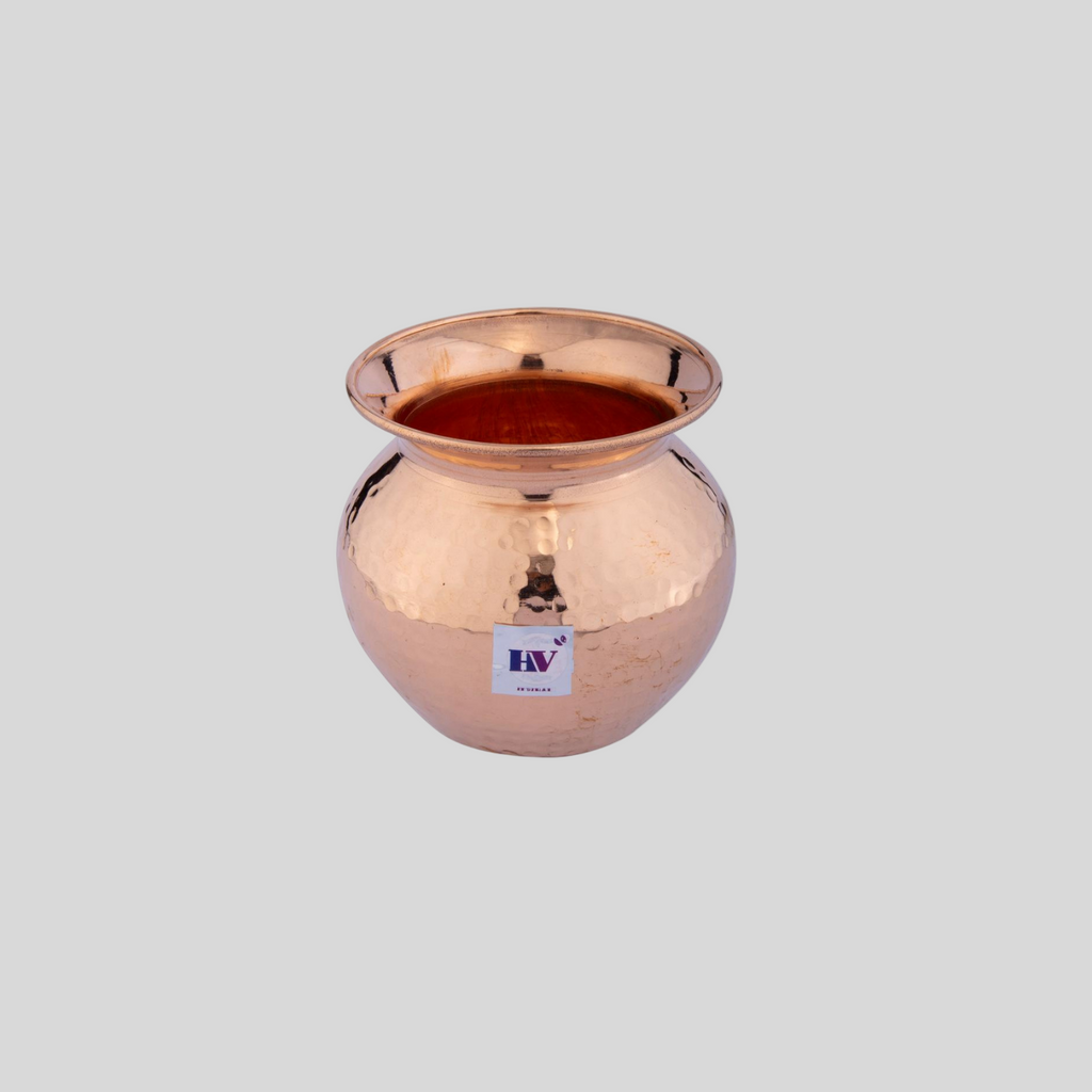Hammered Copper Water Pot